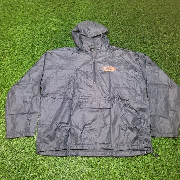 VTG 90s US Coast Guard Anorak Pullover Jacket Mens XL (Fits 2XL) Gorpcore - Picture 1 of 14